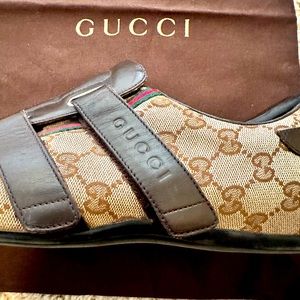 Size 13 Brown Gucci Loafers